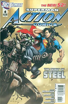 Buy Action Comics #4 By Morrison Morales Steel Superman Variant A New 52 NM/M 2012 • 3.17£