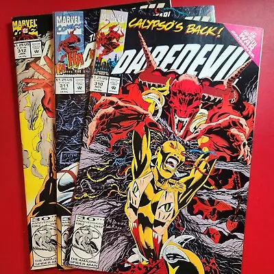 Buy Daredevil 310, 311, 312 1992 Lot Of 3 Marvel Comic Books Fine • 8£