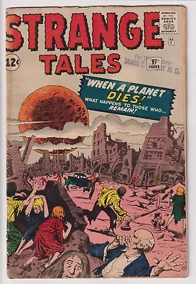 Buy Strange Tales #97 VG+ 4.5 OW/W 1st Aunt May/Uncle Ben Prototype VERY AFFORDABLE! • 256.26£