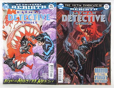 Buy DETECTIVE COMICS #942-943 * DC Comics Lot * 2016 - Batman • 5.01£