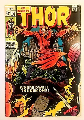 Buy The Mighty Thor No. 163 Fine + Condition. Silver Age. Marvel Comics. • 47.17£