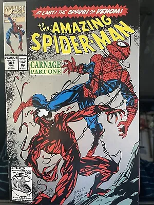 Buy Amazing Spider-Man #361B 2nd Printing NM- 1992 • 54.36£
