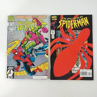 Buy The Spectacular Spider-Man #200 Foil #223 Die-Cut Cover Lot (1993 Marvel) • 4.74£