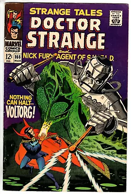 Buy Strange Tales #166 With Dr. Strange & Nick Fury Agent Of SHIELD, Fine - VF Cond • 27.17£
