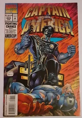 Buy Captain America #428. Fine. 1st Americop App. Marvel Comics 1994. • 7.45£