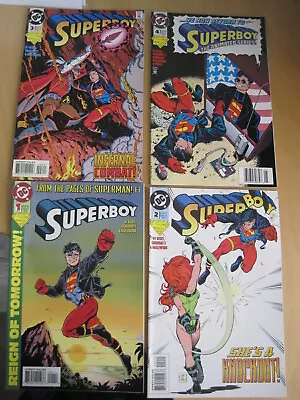 Buy SUPERBOY : Issues 1, 2, 3 & 4 Of The 1994 DC Comics SERIES By Kesel & Grummett • 9.99£