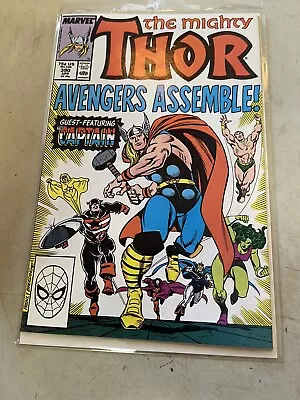 Buy Mighty Thor #390 1st Time Captain America Lifts Thor's Hammer • 8.30£