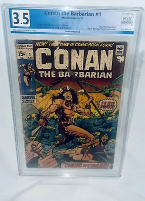 Buy Conan The Barbarian 1 PGX 3.5 1st Appearance Of Conan 1970 • 197.65£