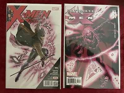Buy Ultimate X-Men #51 Vaughn/ A. Kubert & X-Men Red #3 Marvel • 3.96£