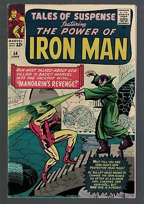 Buy Marvel Comics 1964 54 Mandarin FN 6.0 Ironman  Avengers • 134.99£