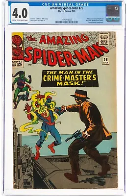 Buy Amazing Spider-Man #26 CGC 4.0 (1965). Green Goblin/Crime-Master. Lee/Ditko. • 98.59£