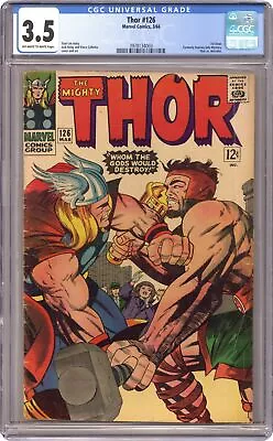 Buy Thor #126 CGC 3.5 1966 3978134003 • 127.92£