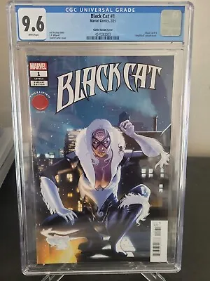 Buy Black Cat #1 Cgc 9.6 Graded 2021 Marvel Comics Clarke Knullified Variant Cover • 56.16£