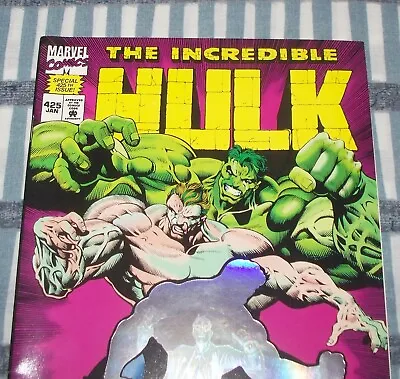 Buy The Incredible HULK #425 Hologram Newsstand From Jan. 1995 In VF (8.0) Con. • 12.64£