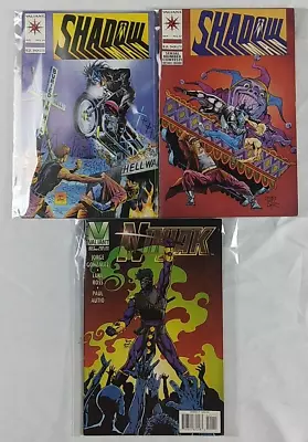 Buy Lot Of 3 Brand New Bagged Valiant Comics Vintage 1992-1995 Shadow Man Ninjak • 11.04£