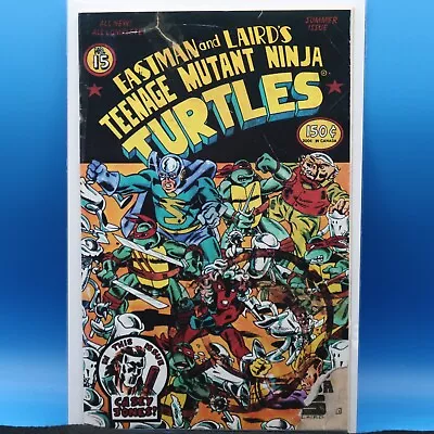 Buy Teenage Mutant Ninja Turtles #15-🗝️Cover Art Intentionally Appears Damaged-VF+ • 39.52£
