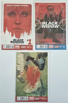 Buy Black Widow Issues 1 2 3 Marvel Comics Nathan Edmondson Phil Noto • 7.99£