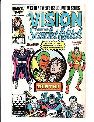 Buy Vision And The Scarlet Witch #12 1st Wiccan & Speed 1986 Marvel Comics  • 19.91£