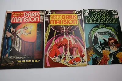 Buy Forbidden Tales Of Dark Mansion #5, 7, 8 Bronze Age 1972 Gothic Horror VG/VG+ • 25.38£