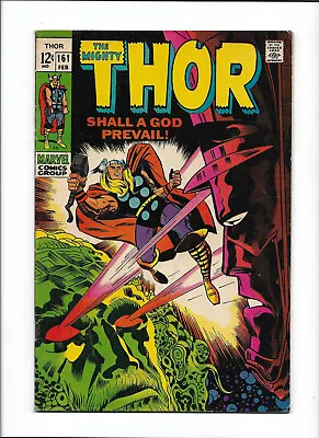 Buy Thor #161 [1969 Vg+] Galactus Cover!    Shall A God Prevail!  • 55.60£