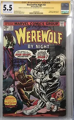 Buy Werewolf By Night #32-Origin & 1st App.Moon Knight-Three Team Signatures! • 1,750£