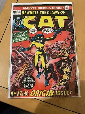 Buy THE CAT #1 Nov 1972 Origin And First Appearance - Key 🔑 HIGHLY COLLECTIBLE • 70£