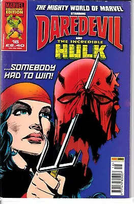 Buy The Mighty World Of Marvel #16 Daredevil And The Incredible Hulk • 2.99£