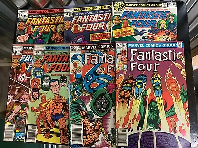 Buy Fantastic Four Bundle 1977 190, 1978 193, 194, 195, 1981,232 1982 246 • 15.83£