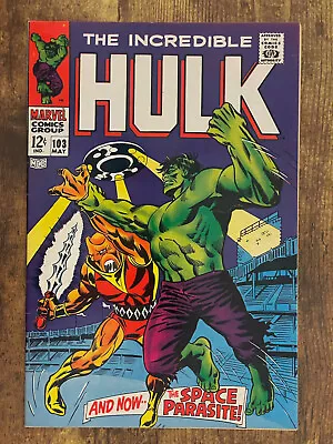 Buy Incredible Hulk #103 - STUNNING HIGH GRADE - Marvel Comics 1968 • 45.57£