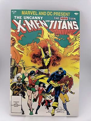 Buy The Uncanny X-Men And New Teen Titans #1 DC Marvel Crossover 1982 • 19.68£