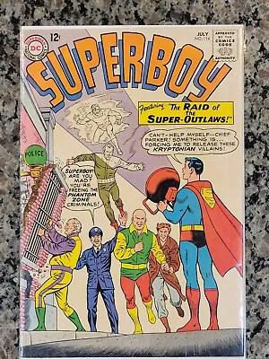 Buy SUPERBOY #114, FN (6.0), 1964, DC,  Raid From The Phantom Zone!  , 8 Pics* • 19.29£