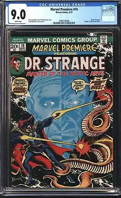 Buy Marvel Premiere 10 7/73 CGC 9.0 White Pages • 261.61£