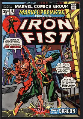 Buy Marvel Premiere #16 6.5 // 2nd Appearance Of Iron Fist Marvel Comics 1974 • 35.75£