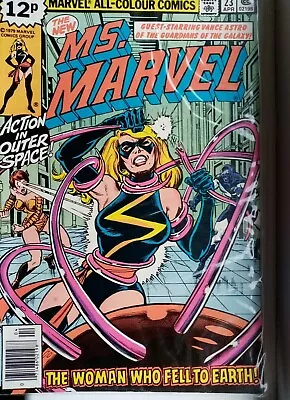 Buy  Ms Marvel # 23 Super Bronze  Age 1970s Marvel Comic • 19.95£