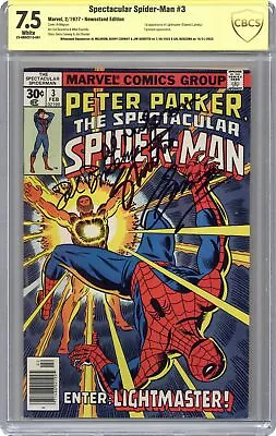 Buy Spectacular Spider-Man Peter Parker #3 CBCS 7.5 Newsstand SS 1977 • 207.88£