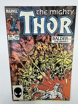 Buy Thor (Mighty) #344, Vol. 1 (1966-2011) Marvel Comics  1st Appearance Of Malekith • 3.86£