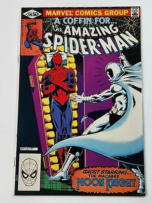 Buy Amazing Spider-Man 220 DIRECT Early Moon Knight Team-Up Bronze Age 1981 • 31.97£
