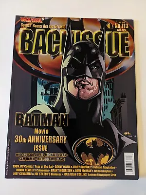 Buy Back Issue Magazine 113 - Batman Movie 30th Anniversary Issue Twomorrows • 8.87£