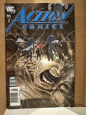 Buy Action Comics #851 VG/FN- Very Late Very HTF NEWSSTAND (2007) • 32.44£