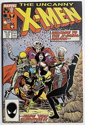 Buy Uncanny X-Men #219 (1987) Havok & Polaris Appearance • 5.95£