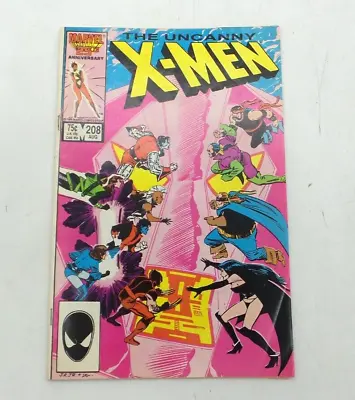 Buy The Uncanny X-Men #208 Marvel Comics August 1986 - Very Good Condition • 8.68£