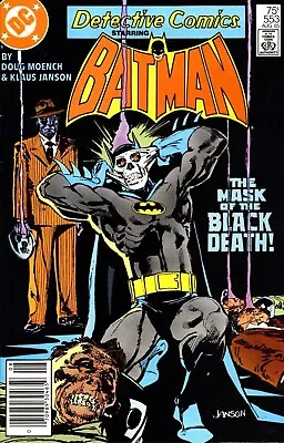 Buy Detective Comics #553 (Newsstand) VG; DC | Low Grade - Batman Black Mask August • 8.02£