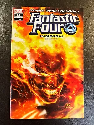 Buy Fantastic Four 14 Variant Human Torch Wrap Around Immortal Inhyuk Lee V 6 1 C • 7.91£