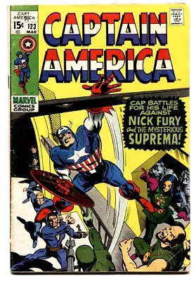 Buy Captain America #123  1970 - Marvel  -VG - Comic Book • 15.26£