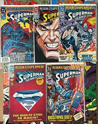 Buy Superman The Man Of Steel #22, 22B, 23, 25, 26 1993 Lot Of 5 DC Comics • 11.89£