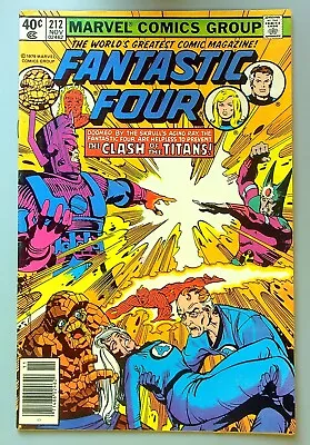 Buy Fantastic Four #212 ~ MARVEL 1979 ~ Wolfman - Byrne - Simonson FN- • 7.88£