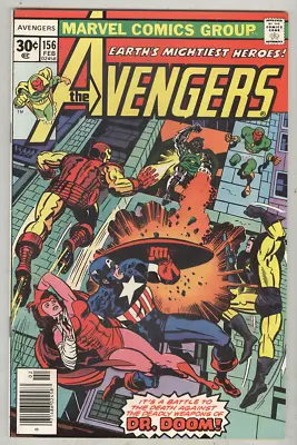 Buy Avengers #156 February 1977 VF Kirby Cover, Doctor Doom • 7.94£