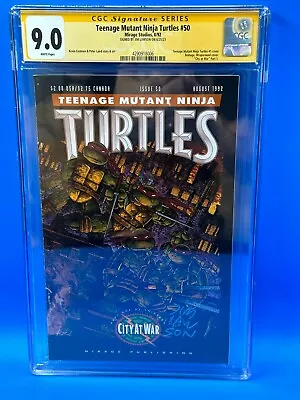Buy Teenage Mutant Ninja Turtles #50 - Mirage Studios - CGC SS 9.0 - Sig Jim Lawson • 80.60£