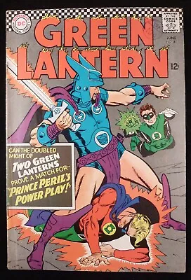 Buy Green Lantern #45 Two Green Lanterns, Prince Of Peril DC Comics June 1966 FN 6.0 • 24.99£