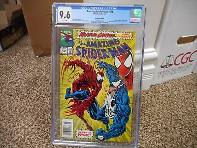 Buy Amazing Spiderman 378 Cgc 9.6 Maximum Carnage 3 Of 14 Venom Shriek NEWSSTAND NM • 63.32£